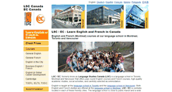 Desktop Screenshot of language-school-canada.com